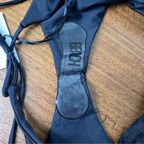 Beach Riot Side-Tie Black Bikini Bottoms Size M NWT - Picture 5 of 9